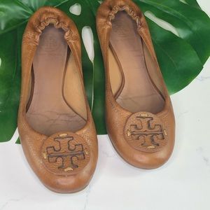 Tory Burch Reva leather flats / Size 9